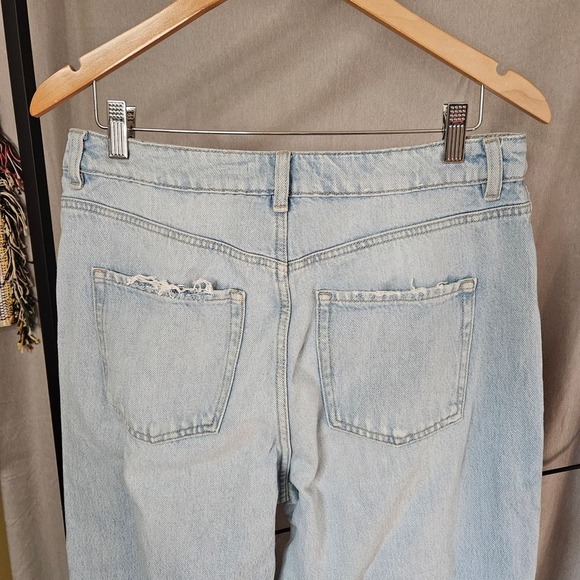 Garage Denim Jambe Large/Wide Leg High-Rise Jeans Size 9 - Picture 8 of 13